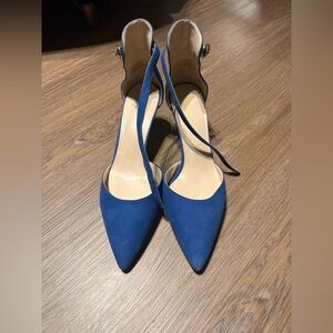 Nine West Blue Pointed Toe Heels